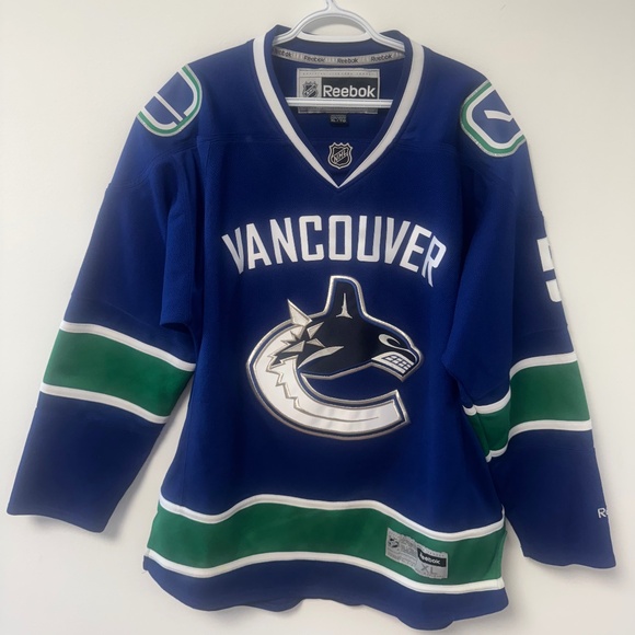Men's Vancouver Canucks Derrick Pouliot Reebok Home Jersey - Picture 1 of 2